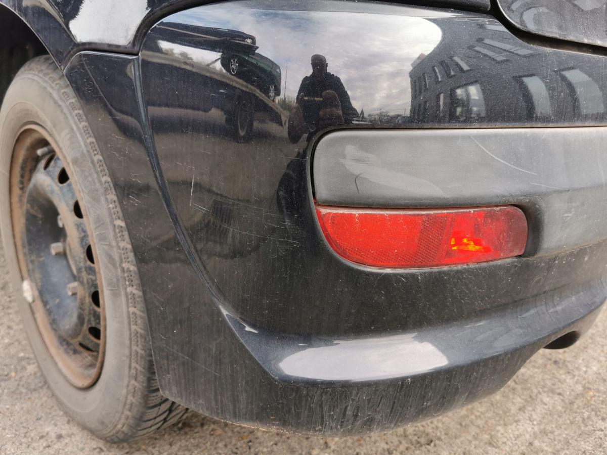 Peugeot 206+ 2M Stossstange Stossfänger Bumper hinten KTV scchwarz Perla Nera