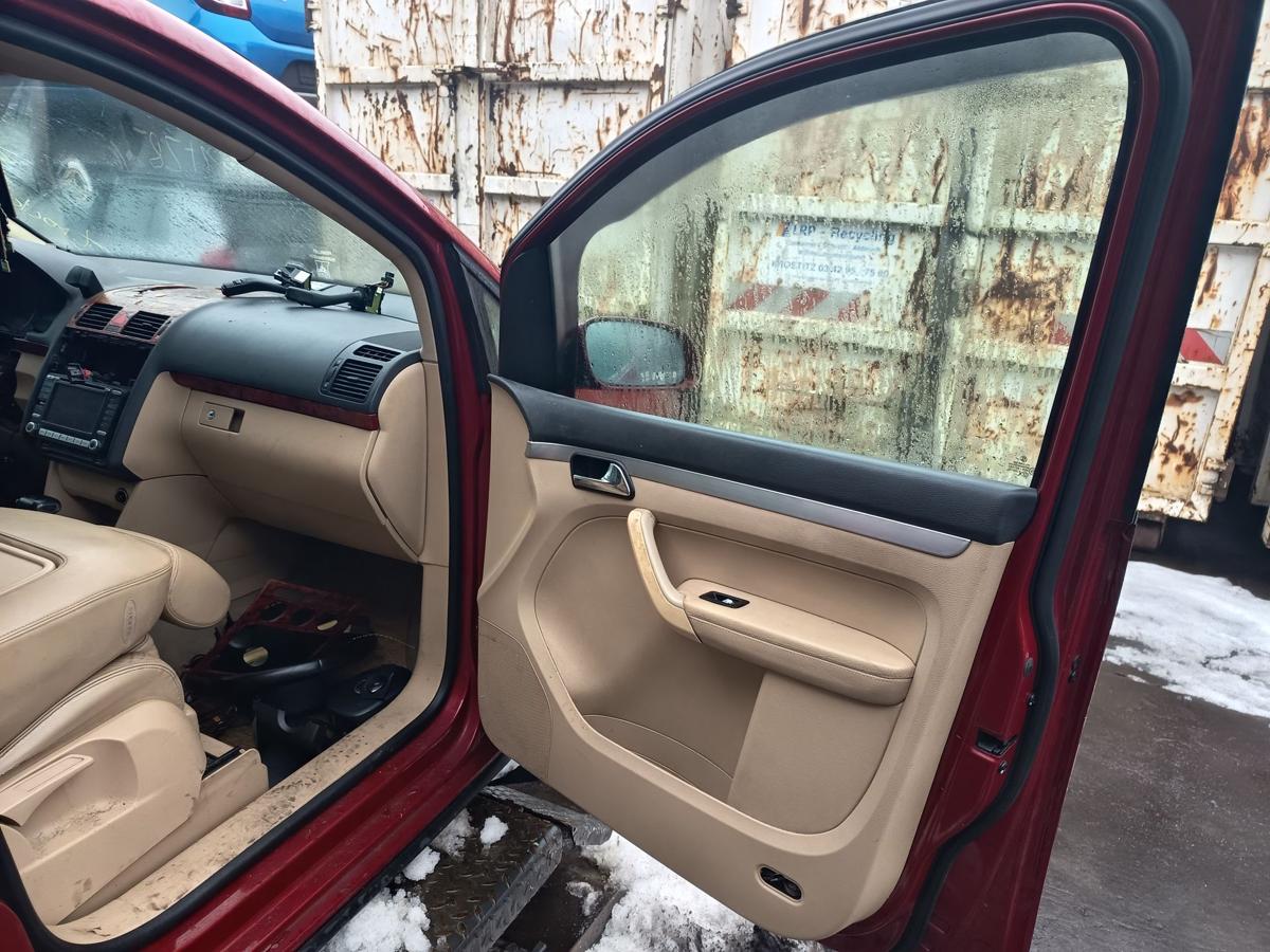 VW Touran 1T original T&uuml;r vorn rechts Beifahrer A3W Red Spice Bj 2004