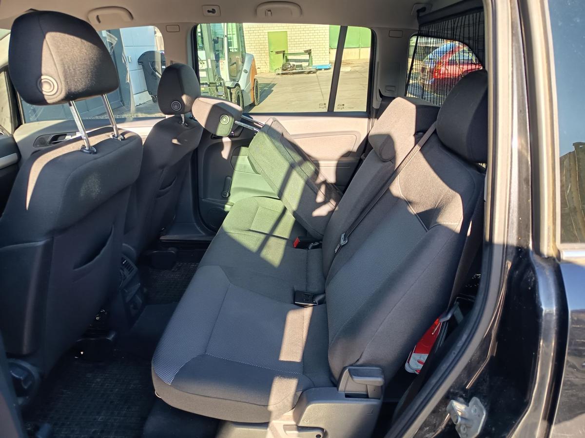 Opel Zafira B original R&uuml;cksitzbank komplett Fond Stoff schwarz/grau Bj 2009