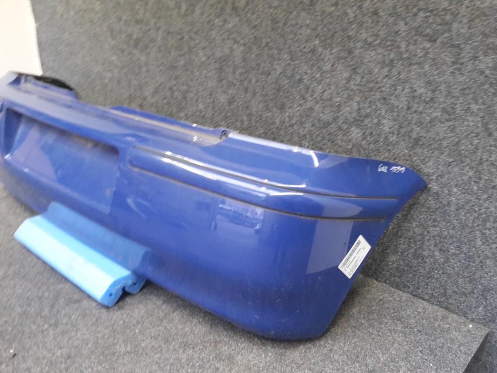 VW Polo 6n2 BJ 2000 Stoßstange hinten Stoßfänger Blau 99-01