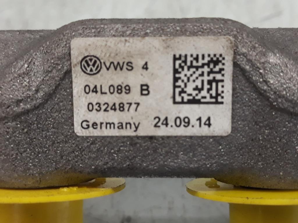 VW Audi Seat Skoda original Einspritzleiste Verteilerrohr 04L089B Motorcode CRBC 2,0TDI 110KW