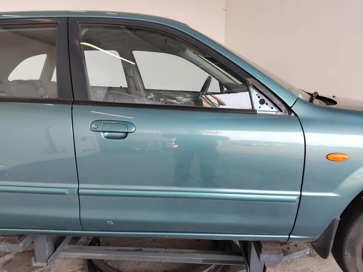 Mazda 323 BJ T&uuml;r vorn rechts Beifahrert&uuml;r 23G orient green pearl BJ2001 5-t&uuml;rig