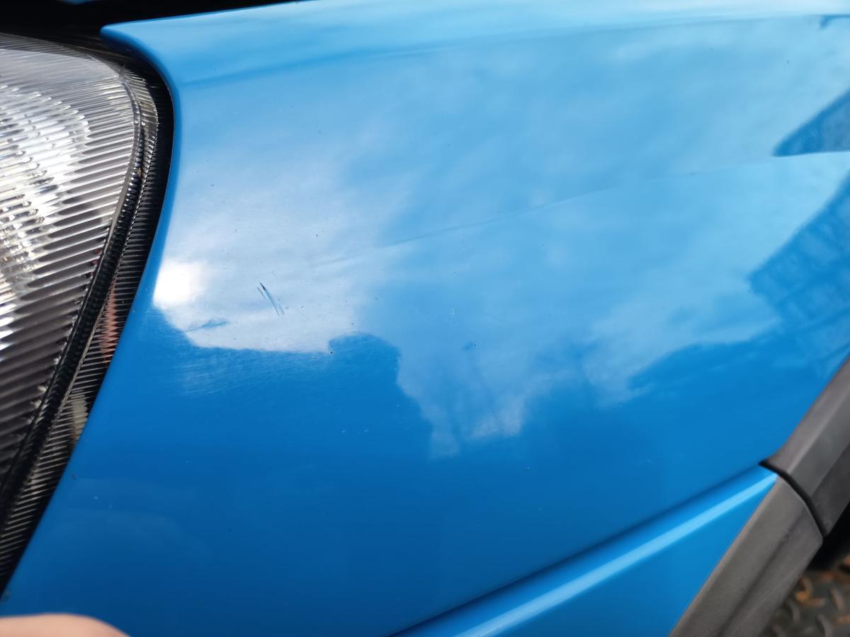 Opel Corsa C original Kotfl&uuml;gel links Seitenteil Z20A Arubablau Bj 2001