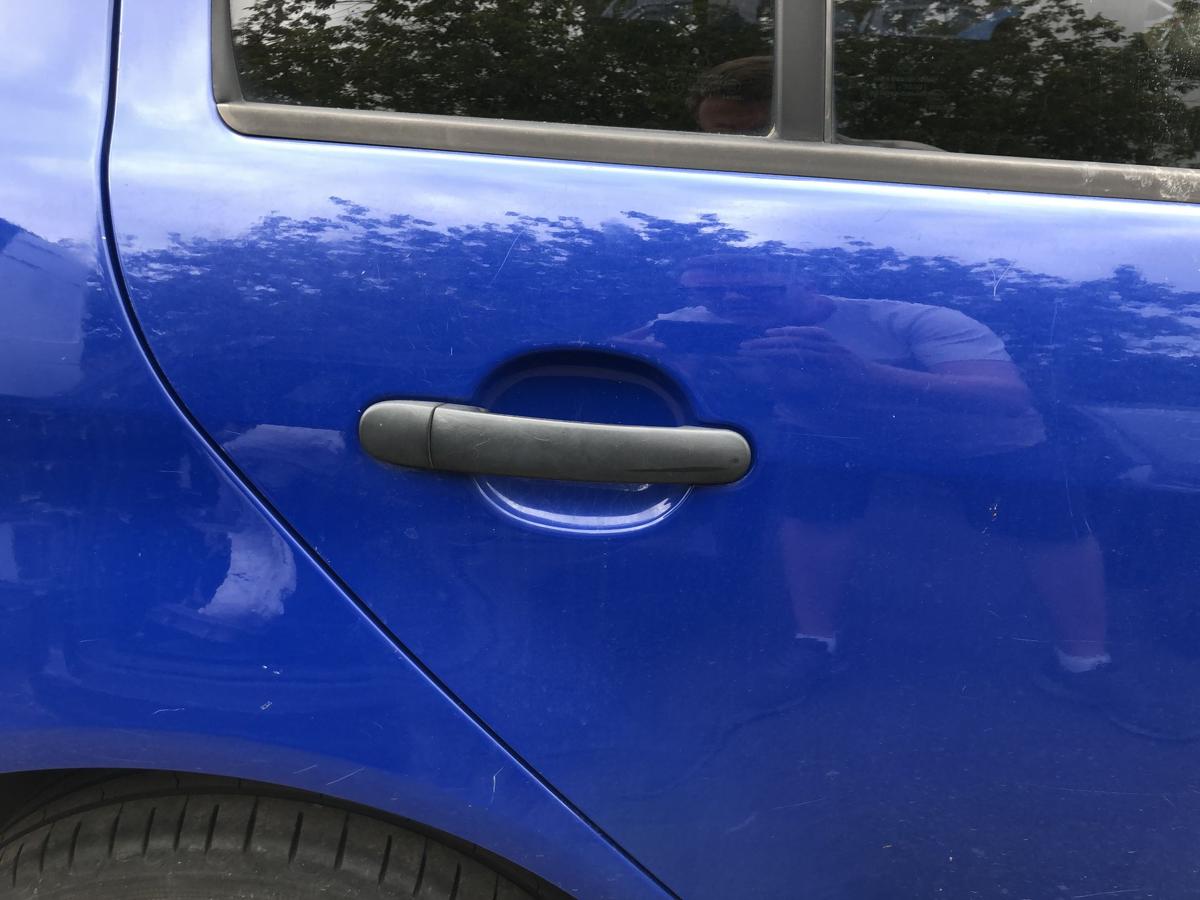 Skoda Fabia 6Y T&uuml;r hinten rechts Fondt&uuml;r im Rohbau 5 t&uuml;rer LF5K Dynamic Blau
