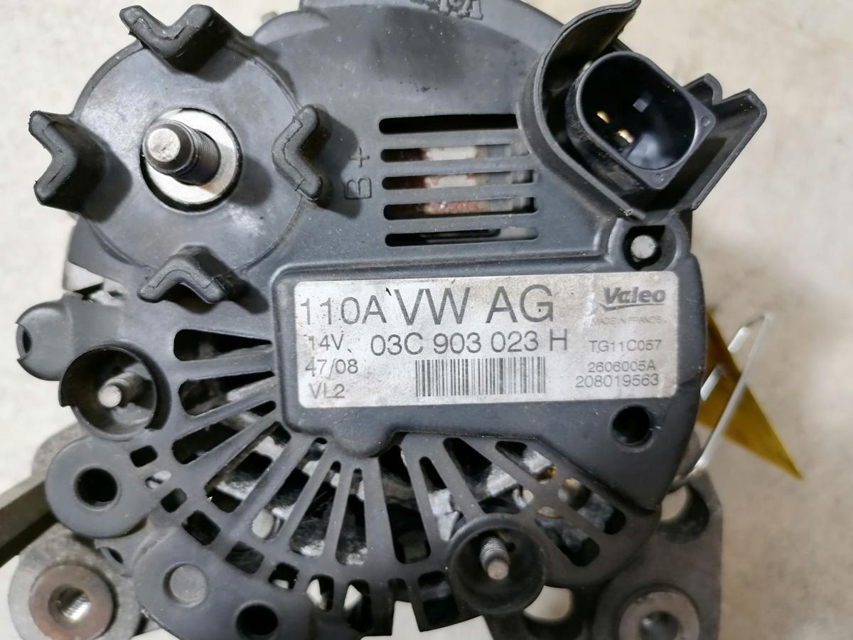 VW Golf 5 1K original Lichtmaschine Generator 1.4TSI 90kw Bj.2004