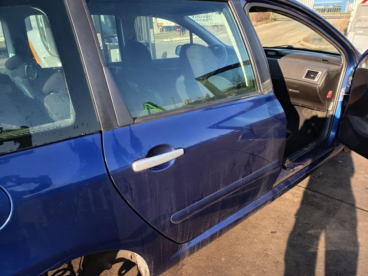 Peugeot 307 SW original T&uuml;r hinten rechts Fond EGE Chinablau Bj 2004