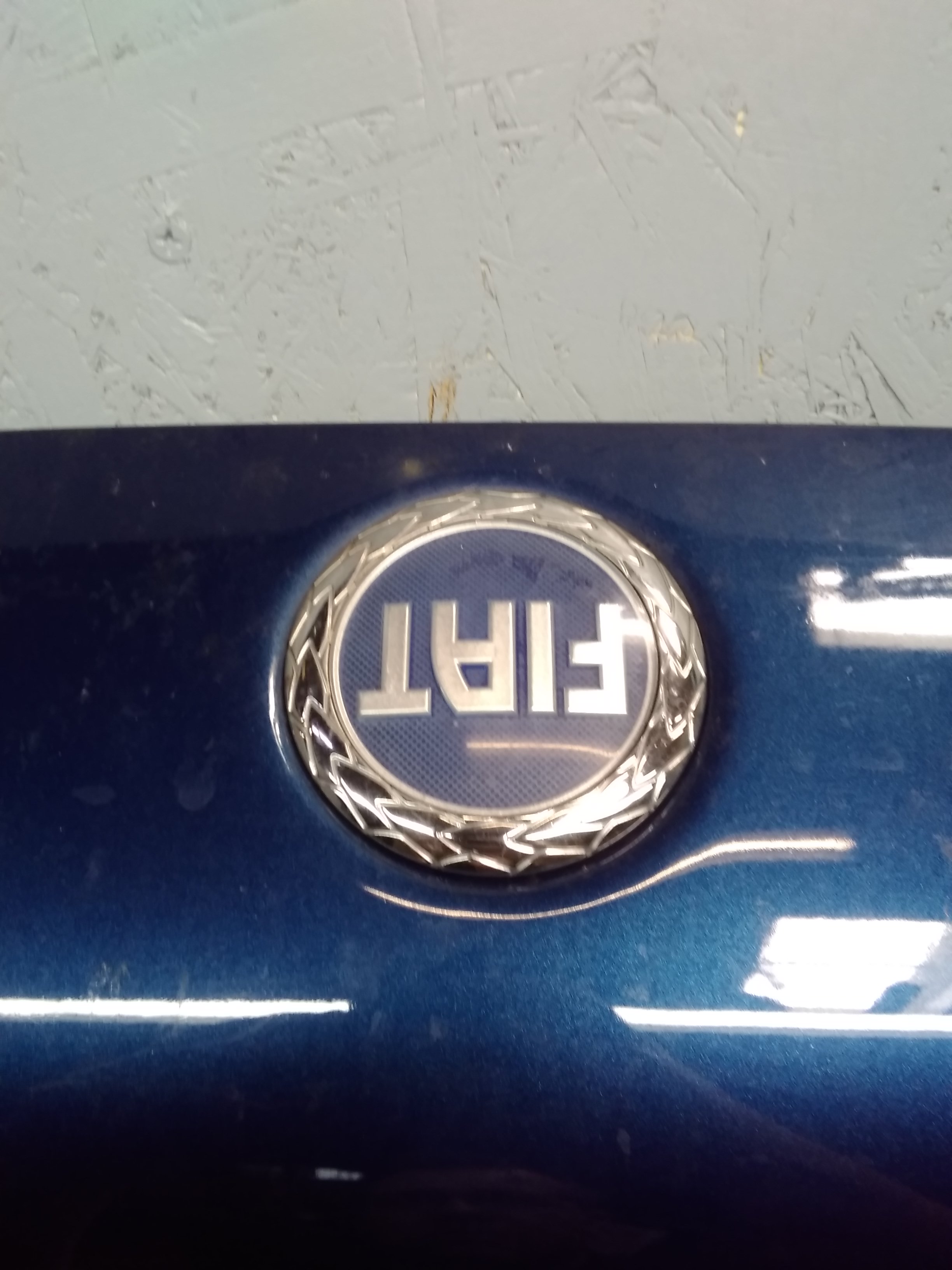 FIAT PUNTO 188 Bj. 200 orig. Motorhaube Blau leichte Kratzer