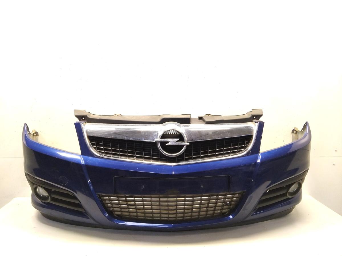 Opel Vectra C orig Sto&szlig;stange Stossf&auml;nger vorn Z21B Ultrablau Facelift BJ2005