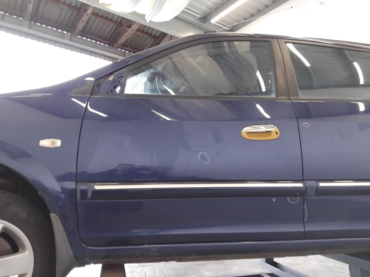 Kia Carens II T&uuml;r vorn links Fahrert&uuml;r 1C Imperial Blue Metallic BJ2002