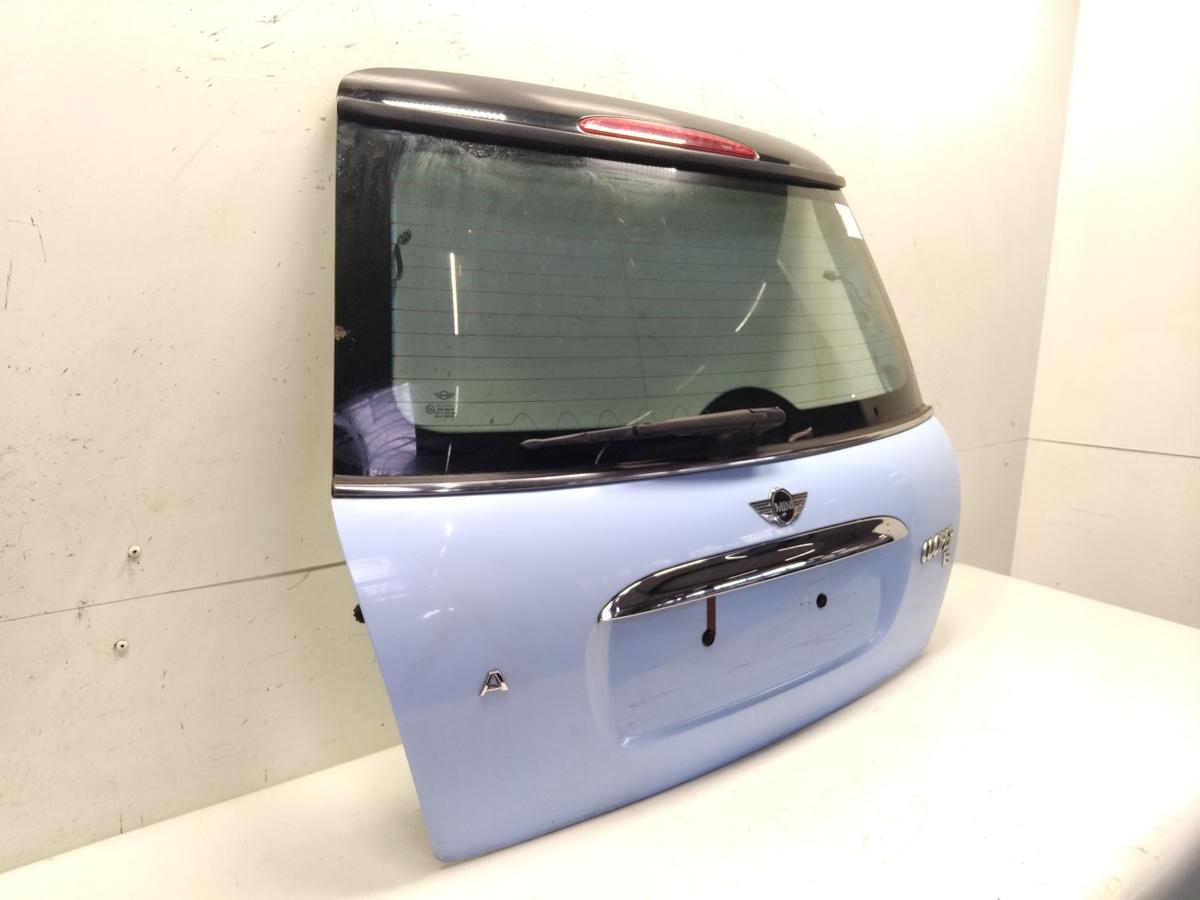 Mini One R50 Mini Cooper Heckklappe hellblau Candy Blue mit Heckscheibe Bj.2002