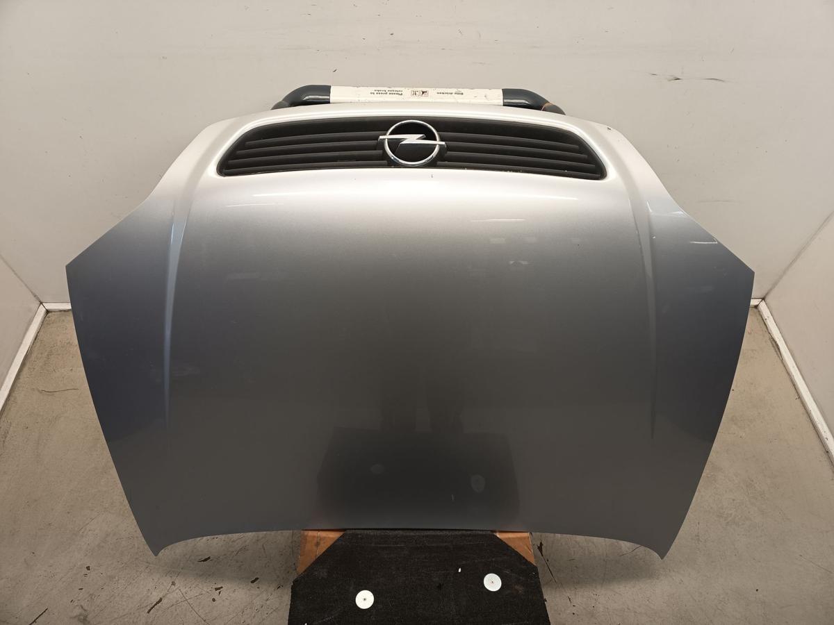 Opel Astra G original Motorhaube Z147 Starsilber met Baujahr 2001