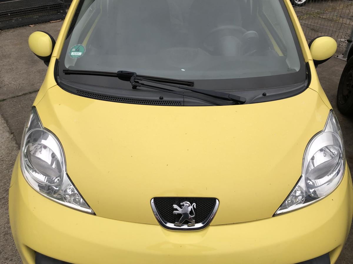 Peugeot 107 Typ P Motorhaube Haube Klappe Deckel vorn KBL Citrus Gelb