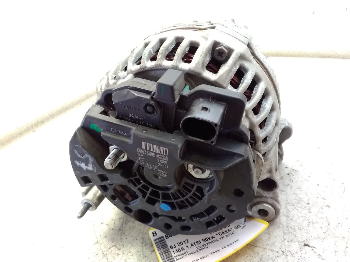 VW Jetta VI 162 orig Lichtmaschine Generator 140A 03C903023A 1.4TSI 90kw BJ2012