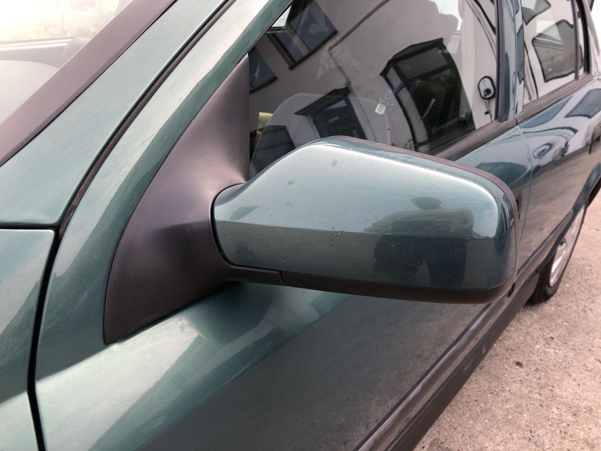 Opel Astra G Au&szlig;enspiegel links Spiegel Seitenspiegel manuell 3GU Jadegr&uuml;n
