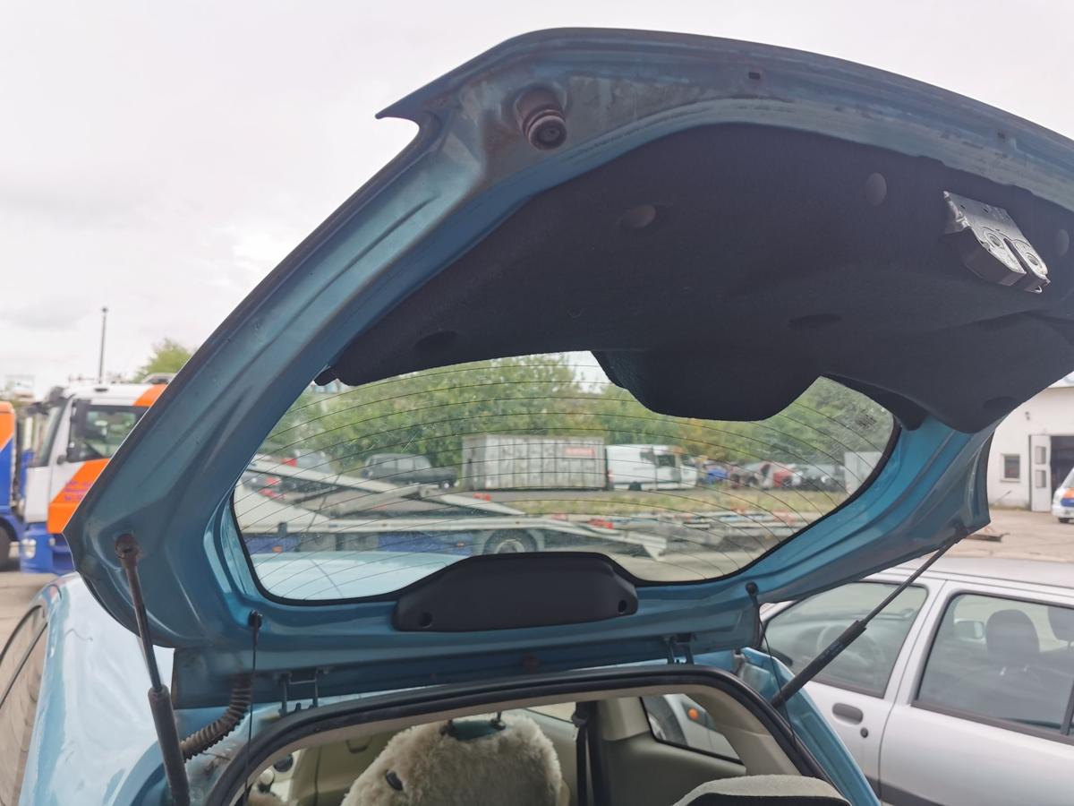 Ford KA RU8 Heckklappe Klappe Deckel hinten mit Scheibe Scuba Blau ROHBAU