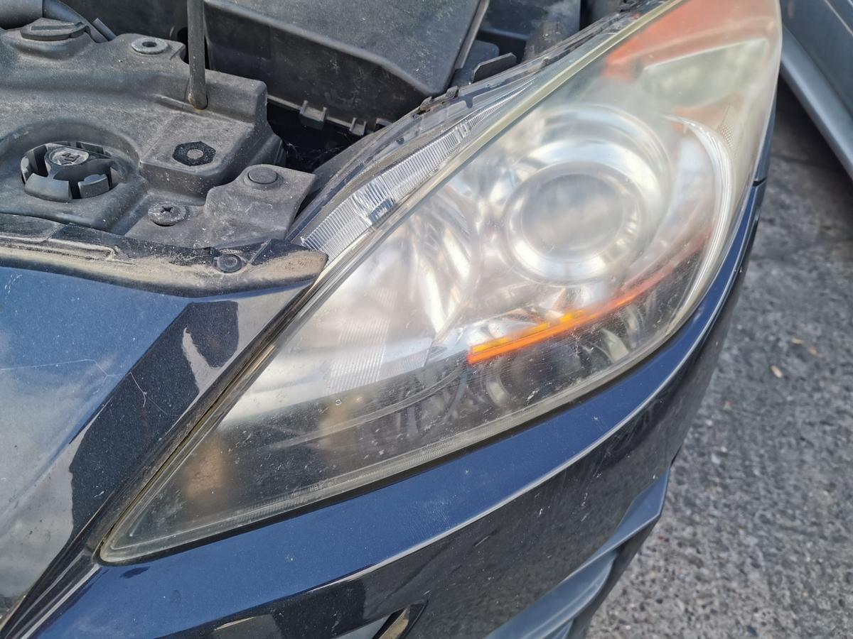 Mazda 3 BL Scheinwerfer Hauptscheinwerfer Frontscheinwerfer vorn links TRÜB