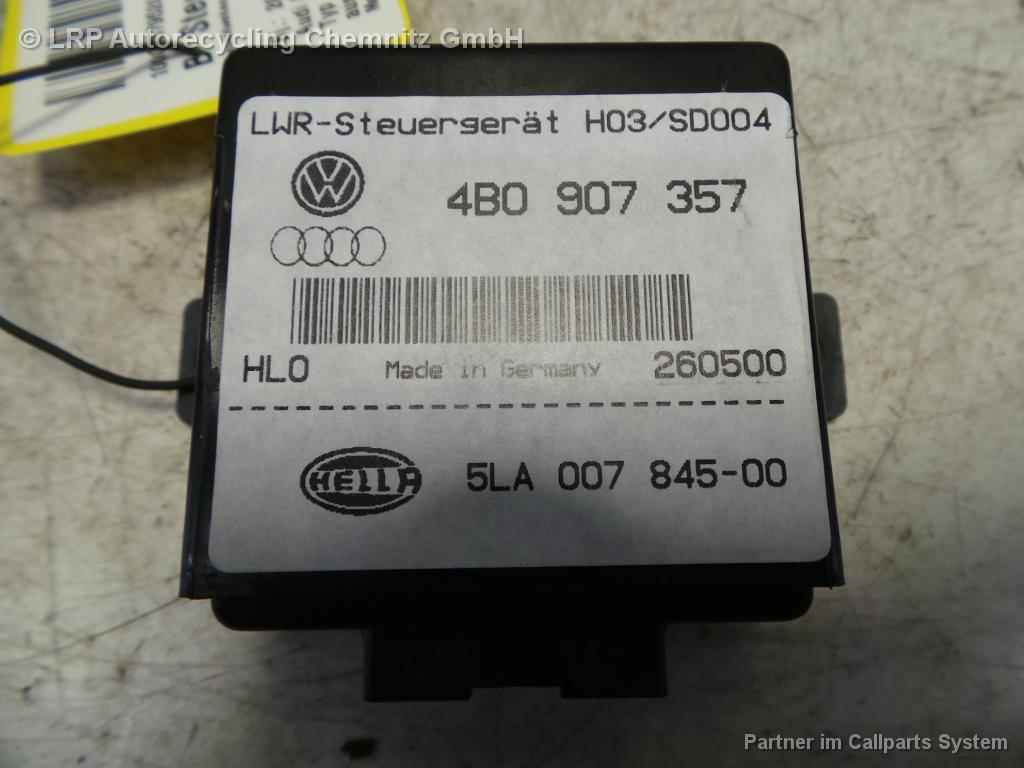 Audi A4 B5 Bj.2000 Steuergerät Leuchtweitenregulierung 4B0907357 Modul PDC