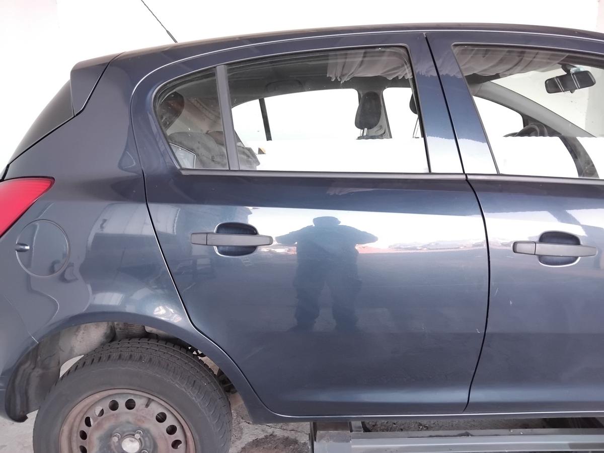 Opel Corsa D T&uuml;r hinten links GEU Ozeanblau Metallic Z22A 5-t&uuml;rig BJ2014