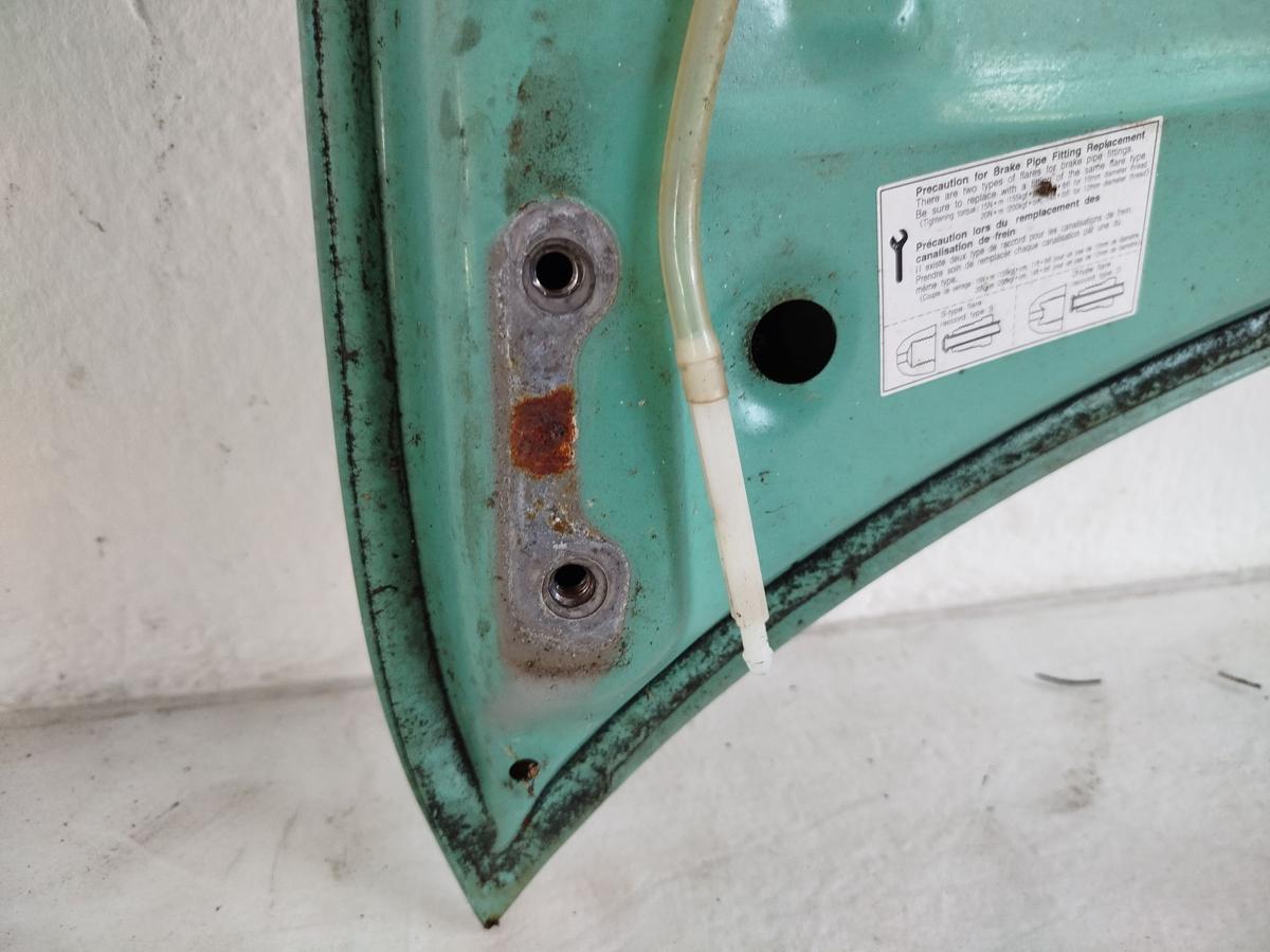 Toyota Yaris XP10 Motorhaube Haube Klappe Deckel Bonnet vorn 764 Light Aqua Met