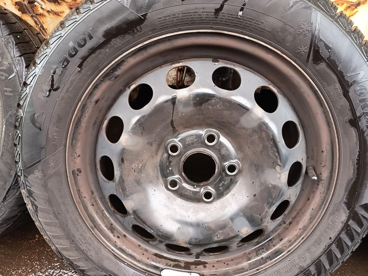 VW Golf Plus 5M Satz Stahlfelgen 6x16 ET50 OHNE Reifen Bj 2006