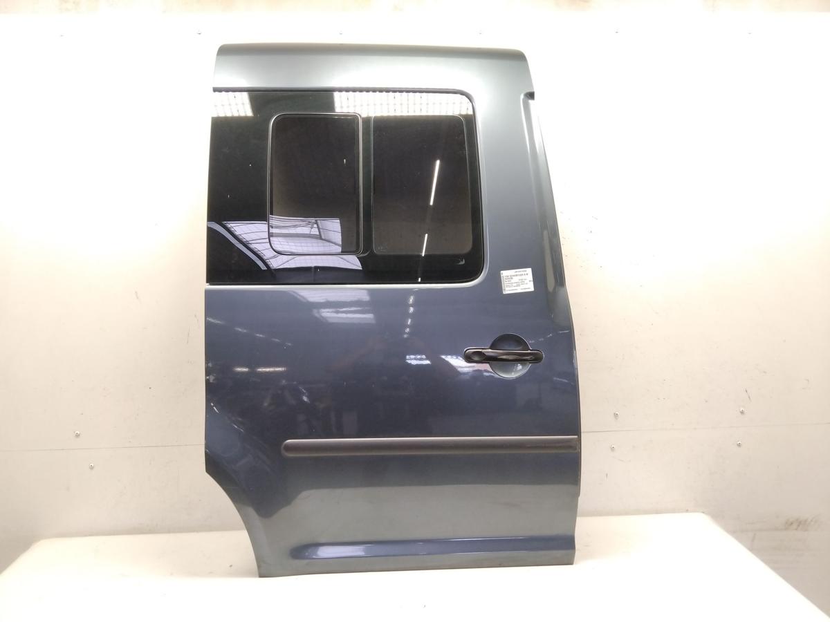 VW Caddy 2K Schiebetür rechts Kastenwagen mit Schiebescheibe BJ2008 LD7U Offroadgrey