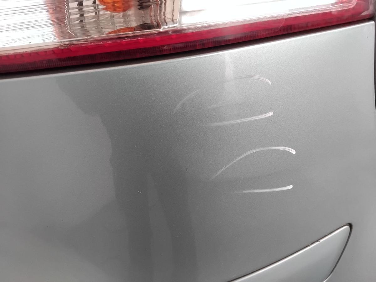 Audi A3 8P orig Sto&szlig;f&auml;nger Sto&szlig;stange hinten 3-T&uuml;rer PDC LY5J Liquidblau BJ2007