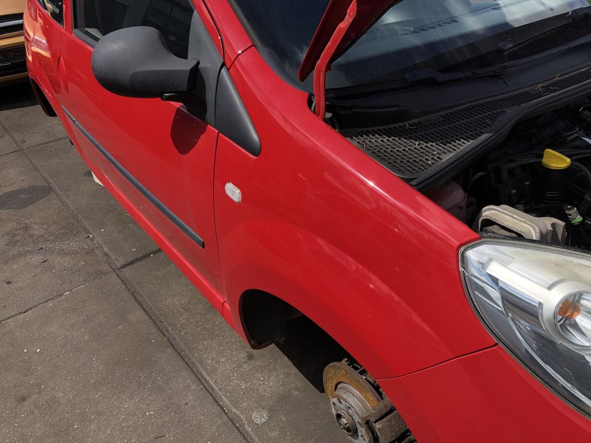 Renault Twingo II original Kotflügel rechts Seitenteil 727 Spanischrot Bj 2009