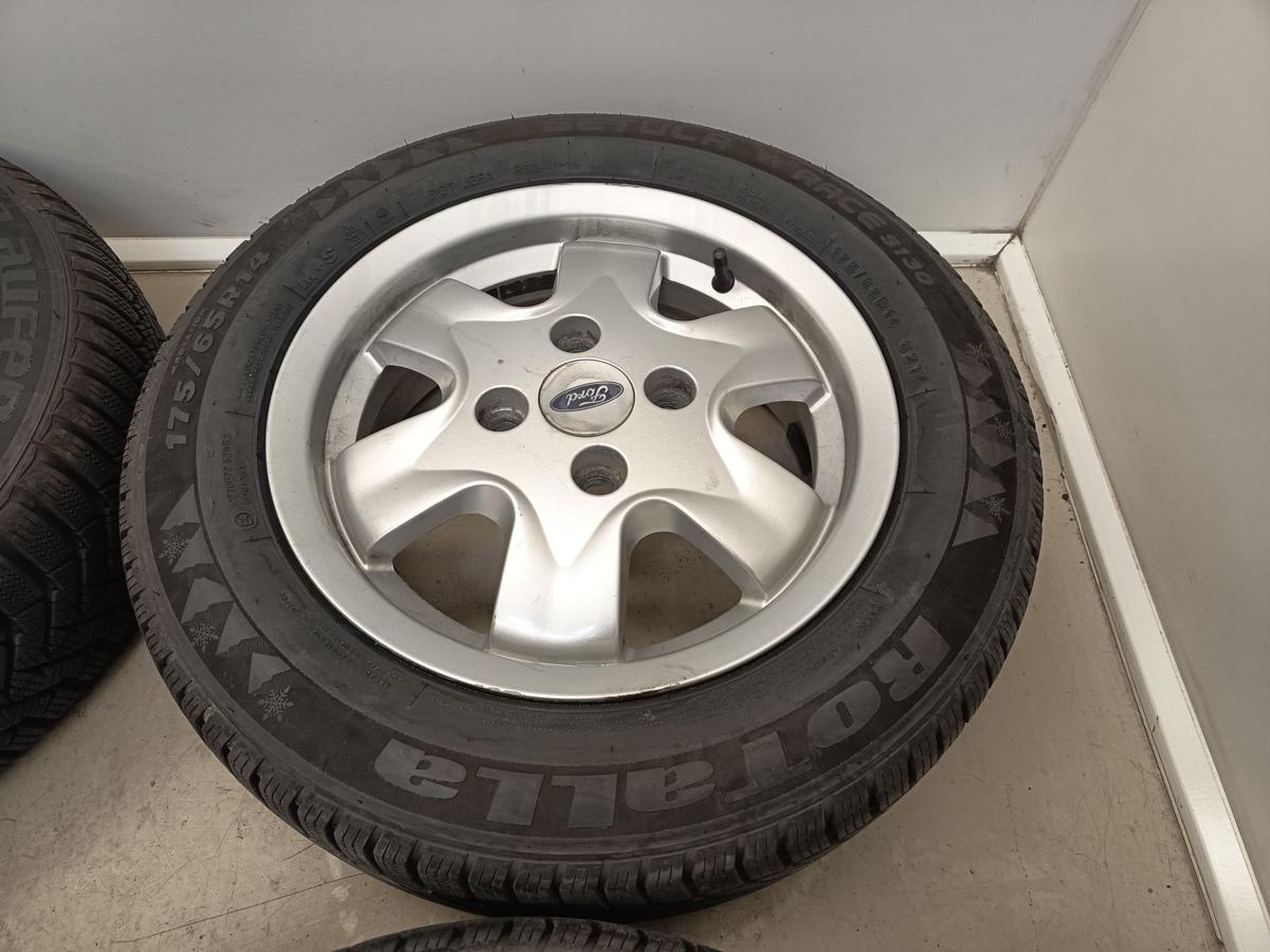 Ford Fiesta JD3 orig Satz Alufelgen 5x14 ET36 1S5J-BA mit Reifen Bj 2006