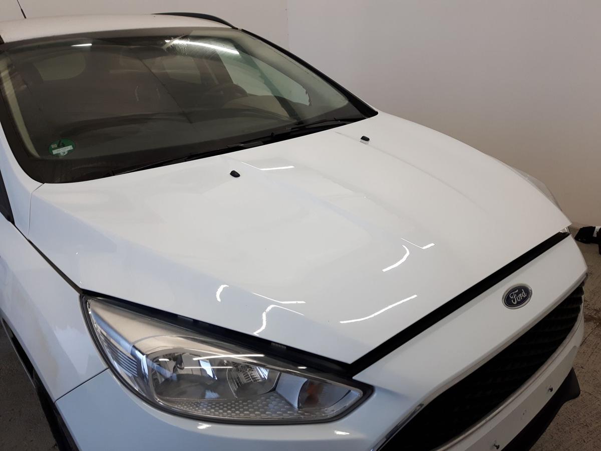 Ford Focus 3 Facelift original Motorhaube frostweiß BJ2015