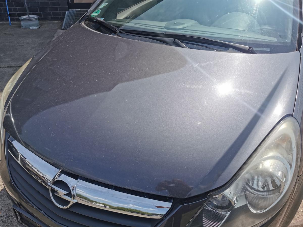 Opel Corsa D Motorhaube Haube Klappe Bonnet Deckel vorn Z177 Karbongraumetallic