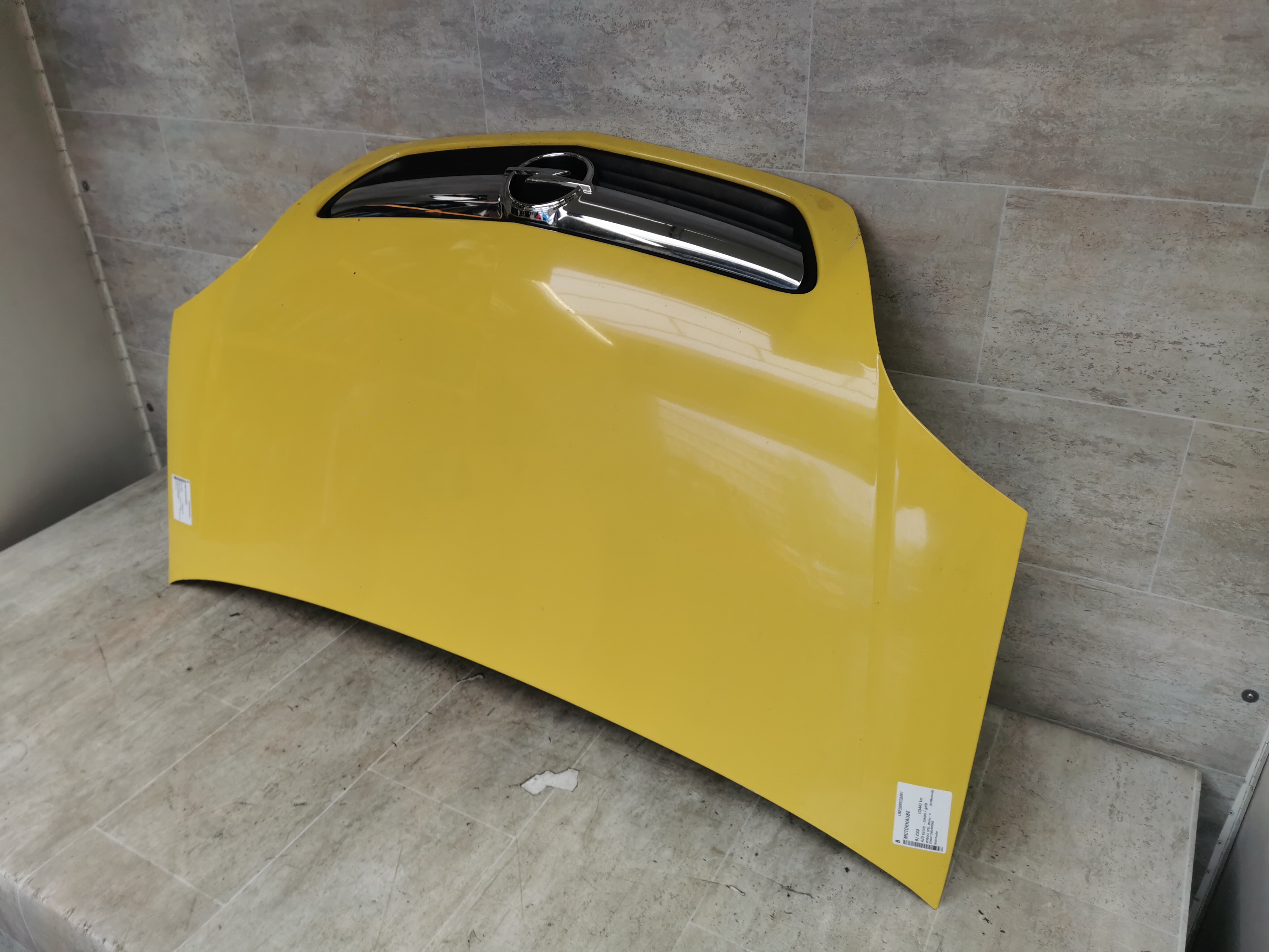 Opel Meriva (A) 06-09 Motorhaube AJU sunny-melon gelb Klappe vorn