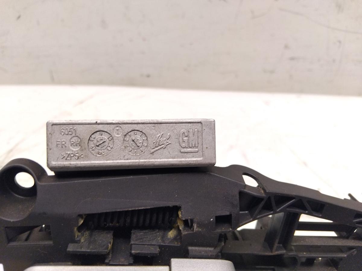 Opel Meriva B original T&uuml;rau&szlig;engriff vorn rechts argonsilbermetallic Z176 BJ2013