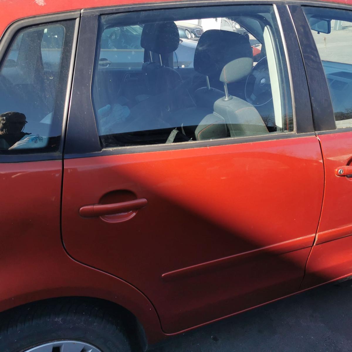 VW Polo 9N3 Tür Autotür Rohbautür Fondtür hinten rechts LA2W Copper Orange Met