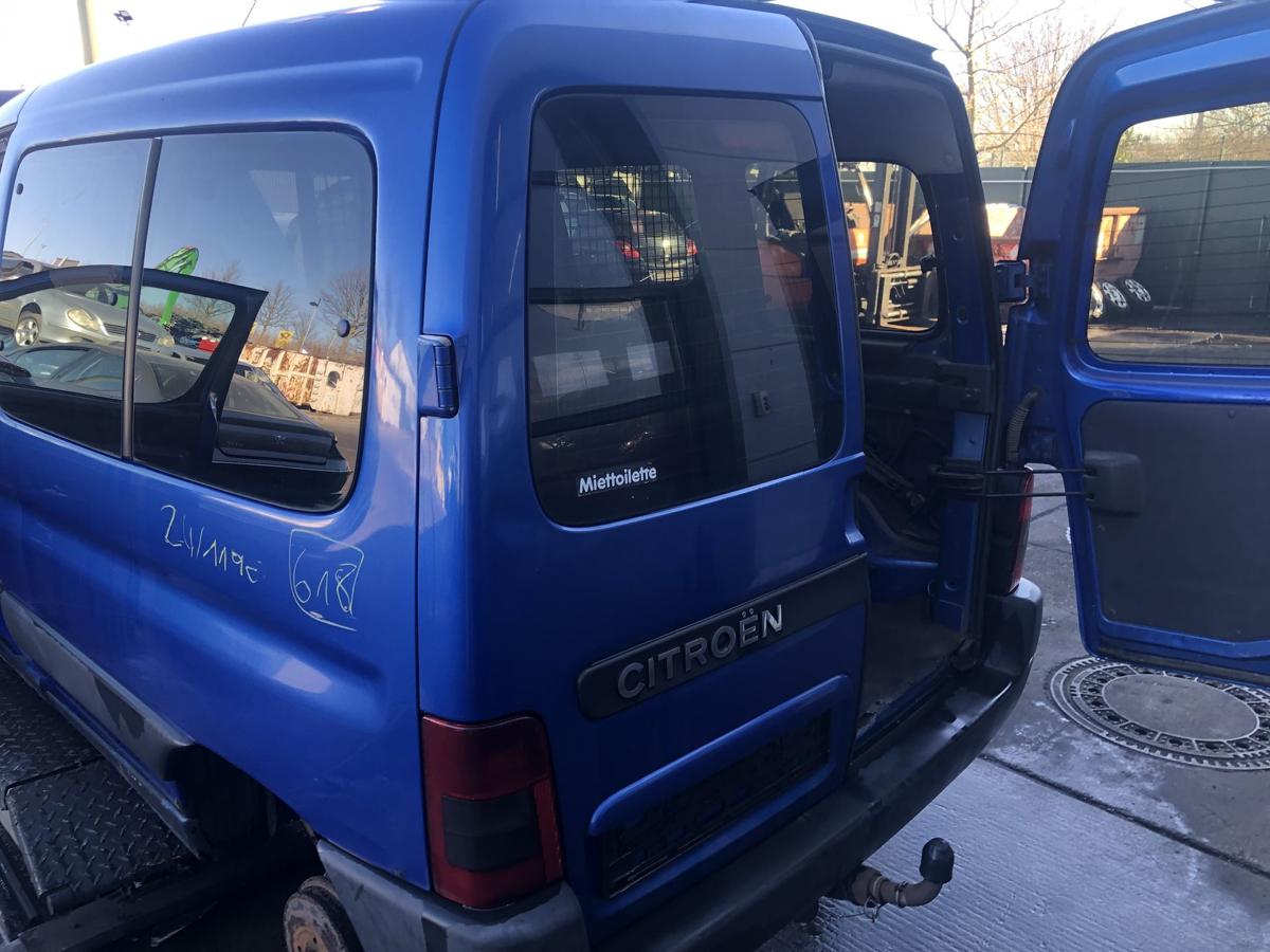 Citroen Berlingo I original Heckfl&uuml;gelt&uuml;r links KMH K&ouml;nigsblau Bj 2006