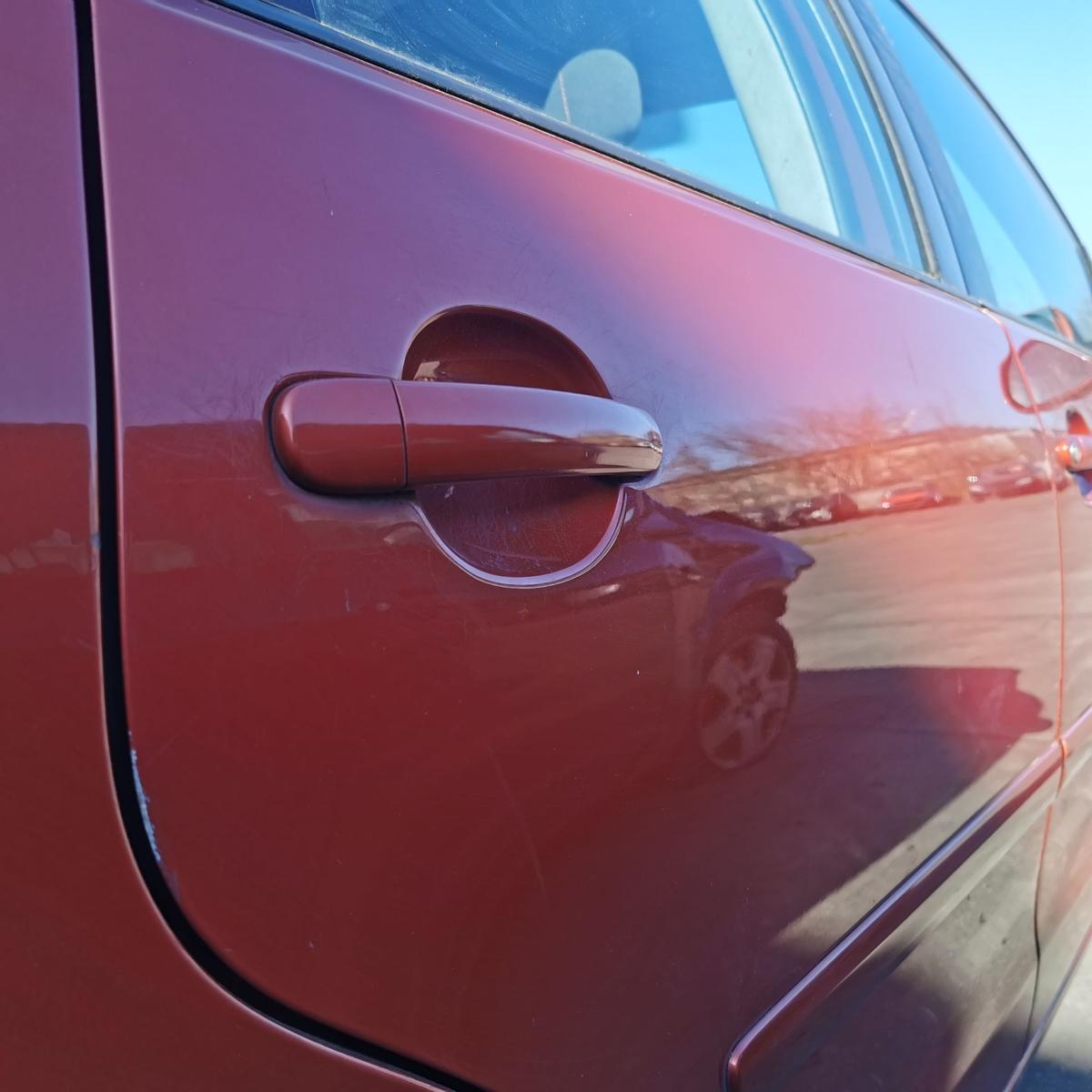 VW Polo 9N3 Tür Autotür Rohbautür Fondtür hinten rechts LA2W Copper Orange Met