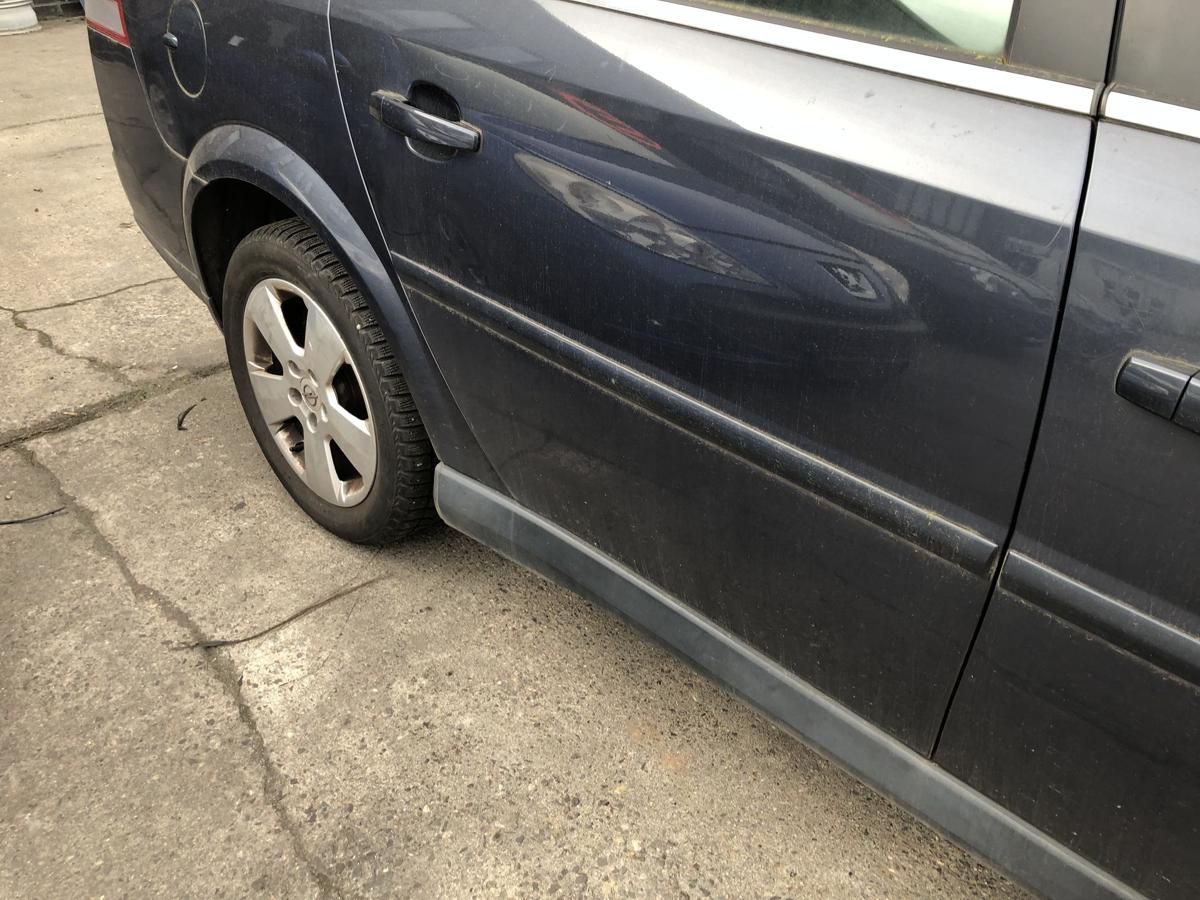 Opel Vectra C T&uuml;r hinten rechts Fondt&uuml;r Rohbau 4XU Metroblau 2003 bis 2009