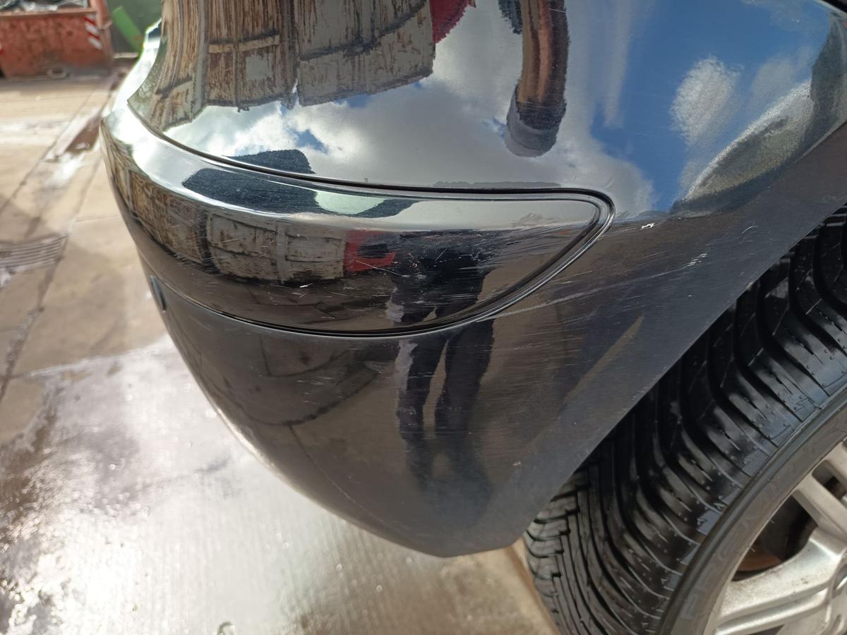 Mercedes W169 original Sto&szlig;stange F&auml;nger hinten Heck 696 Nachtschwarz Bj 2005