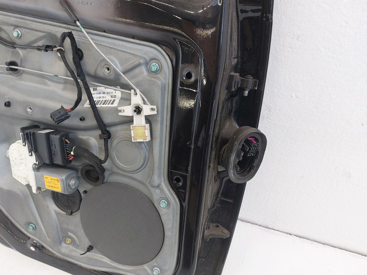 VW Golf 4 IV 1J Tür hinten links nur für 5 türer Fondtür LC9Z Black Magic Pearl