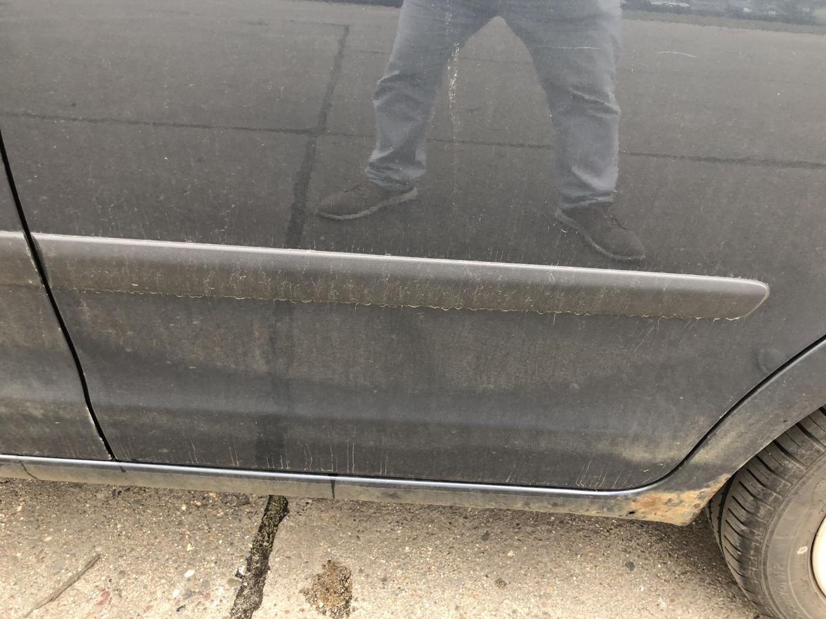 VW Polo 9N3 T&uuml;r hinten links Fondt&uuml;r im Rohbau LC7V grau auch 9N1