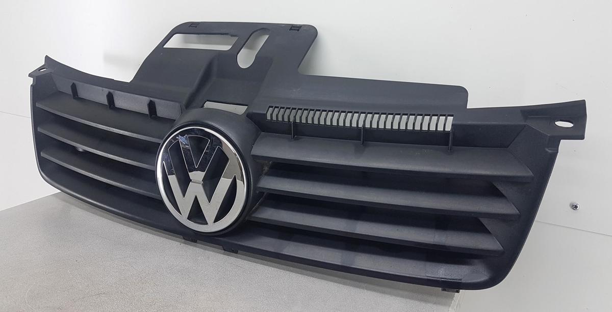 VW Polo 9N Kühlergrill 6Q0853651C schwarz mit Emblem Bj2003