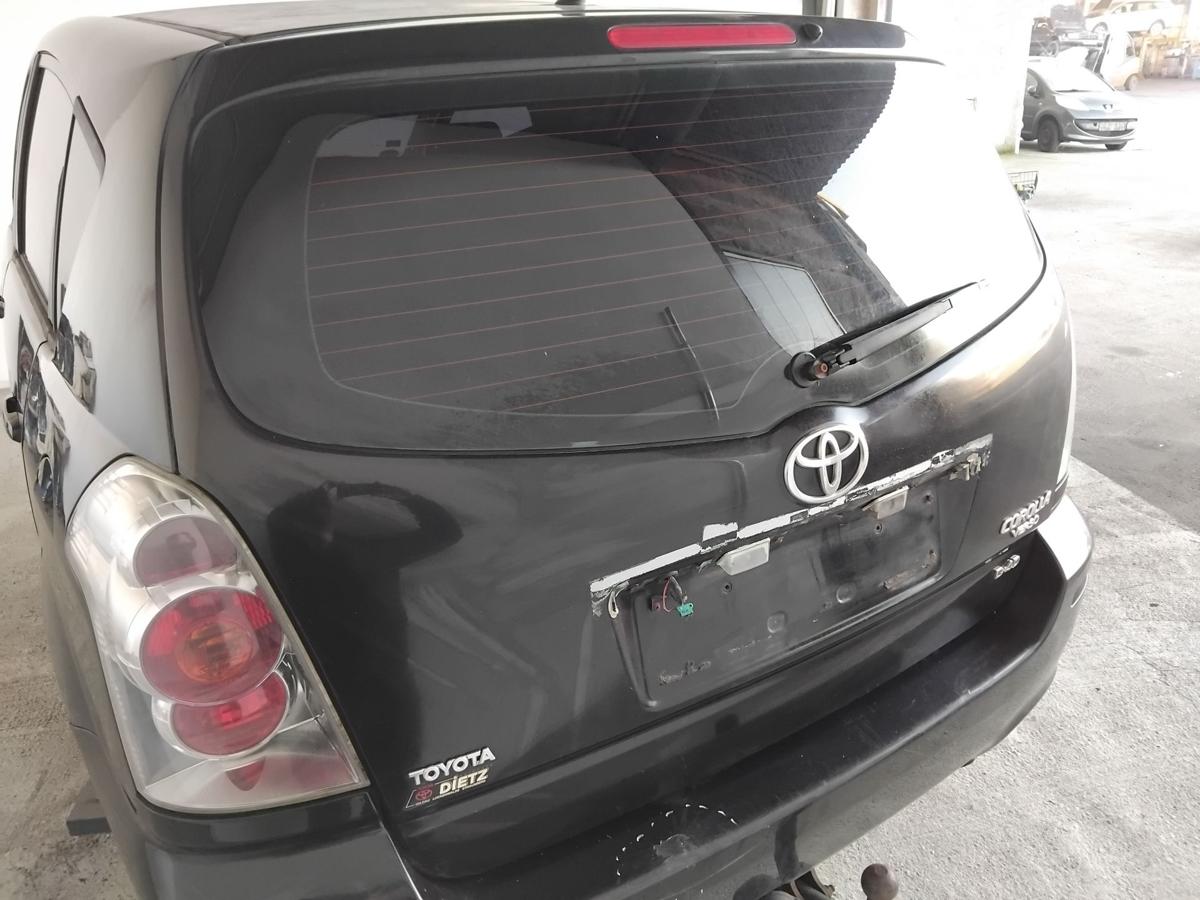 Toyota Corolla Verso II AUR10 Heckklappe mit Scheibe BJ2006 209 night sky black perleffekt