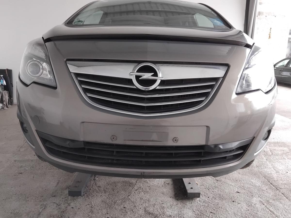 Opel Meriva B orig. Stoßfänger Stoßstange vorn PDC&Grill GJM Muskatgrau BJ2012