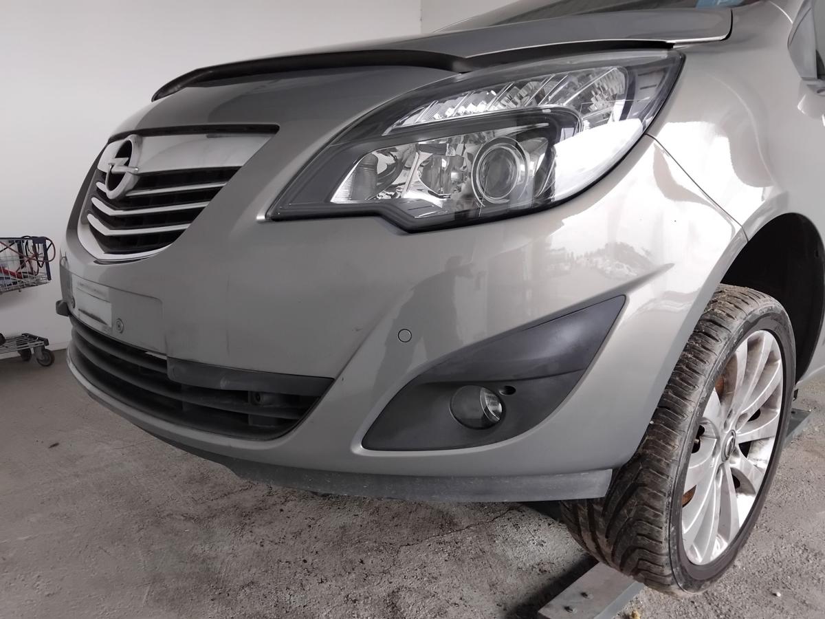 Opel Meriva B orig. Stoßfänger Stoßstange vorn PDC&Grill GJM Muskatgrau BJ2012