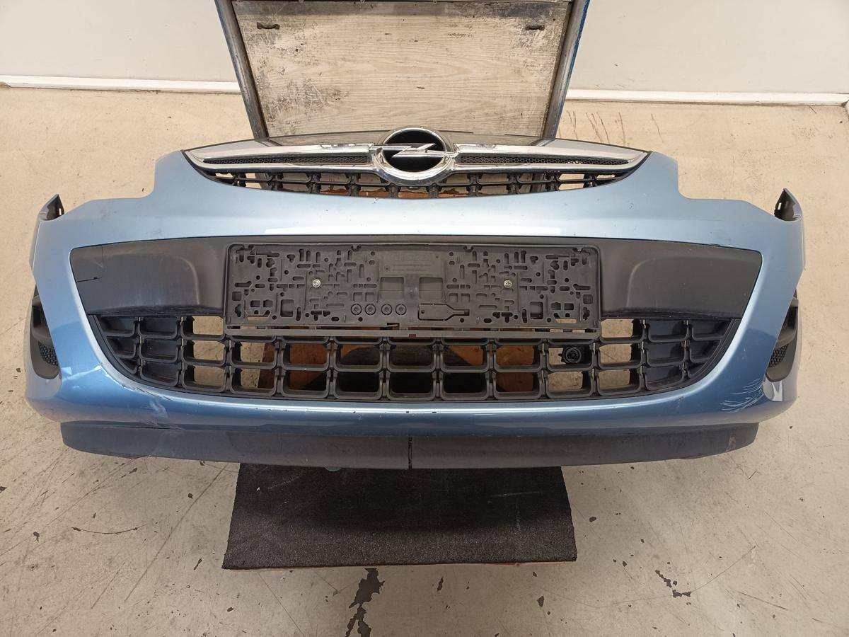 Opel Corsa D original Sto&szlig;stange vorne Facelift Z22R Crinan Blue Bj 2013