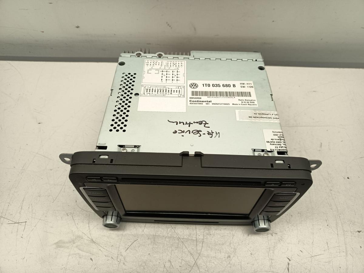 VW Golf Plus original Radio Navigationssystem RNS 510 1T0035680B Bj 2009