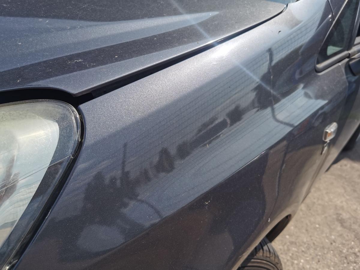 Opel Corsa D Kotflügel Fender Seitenwand vorn links Z177 Karbongraumetallic