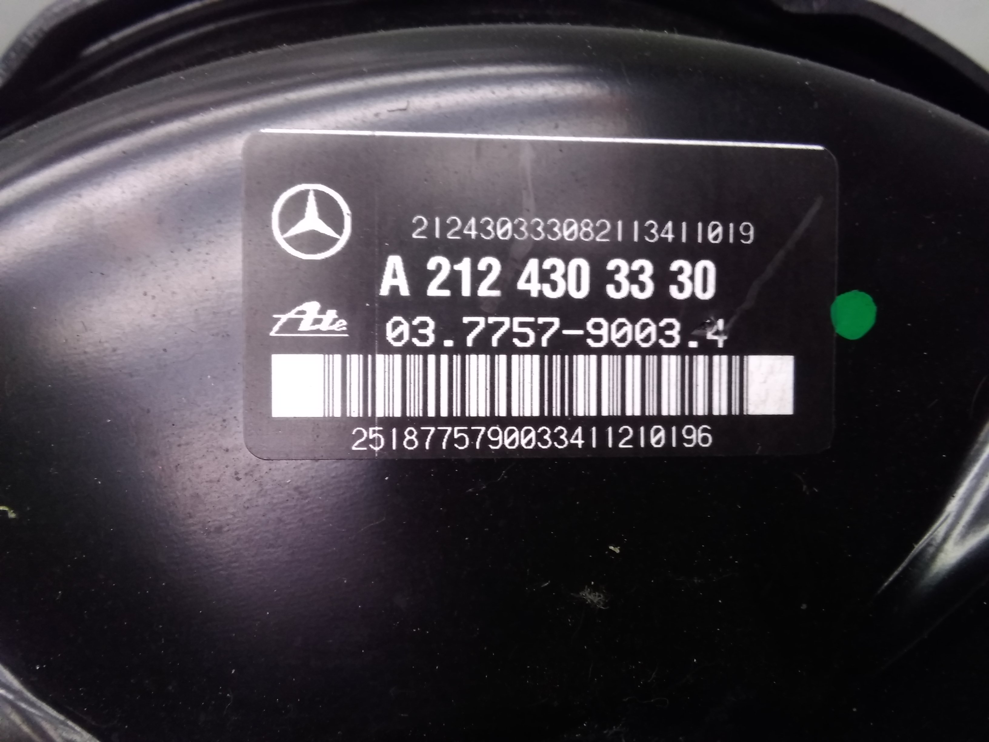 Mercedes E-Klasse W212 Bremskraftverstärker BJ2012 2124303330