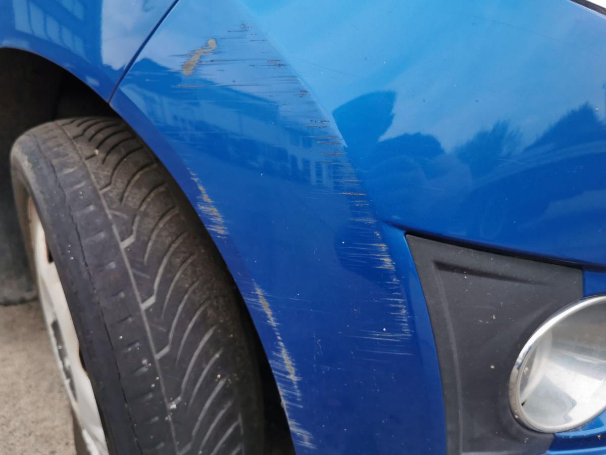 Chevrolet Spark M300 Stossfänger Stossstange Bumper vorn NSW GCT Moroccan Blue