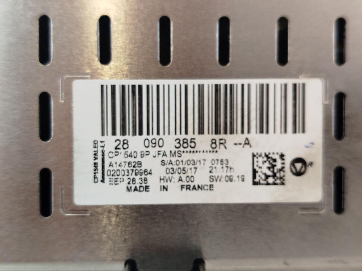 Renault Scenic IV 4 J9 RFA Bildschirm Display Multimedia Heizungsbedienung Klima