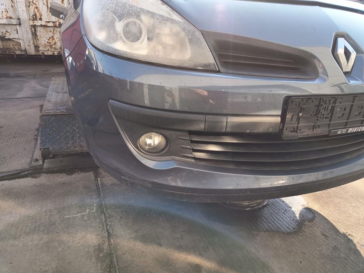 Renault Clio III Kombi original Sto&szlig;stange vorne TEJ47 Blue Gris Baujahr 2008